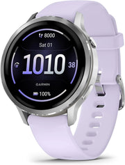 Garmin Venu 4, 41mm, Smartwatch per il fitness, Display AMOLED 1,2", Speaker e Microfono, Comandi Vocali, GPS Multi-band, Torcia, 80+ App per lo Sport, Autonomia 10 giorni, Beige & Lunar Gold
