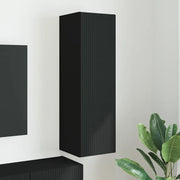 Mobile TV da parete Nero 30 x 31 x 100 cm Legno multistrato 892311