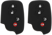 Copertura per chiave di accensione - 2 pezzi - Compatibile con Lexus RX350/GX460/RX450h/CT200h - Protezione contro graffi/polvere - Attrito antiscivolo - Facile da installare - Protezione per chiave di accensione