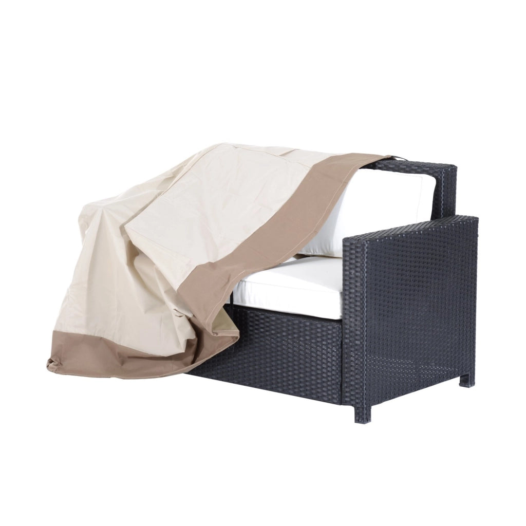 Copertura Protettiva per Banco da Giardino ¨C Zephmum ¨C Grigio 152x87x59/79cm