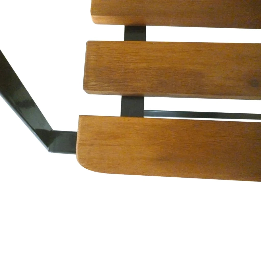 Panca da giardino mobili da esterno per patio panca pieghevole da giardino e terrazza 112 cm legno massello di acacia 02_0011839