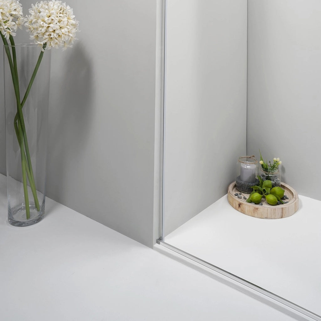 PORTA DOCCIA NICCHIA ELITE 80 CM BATTENTE TRASPARENTE