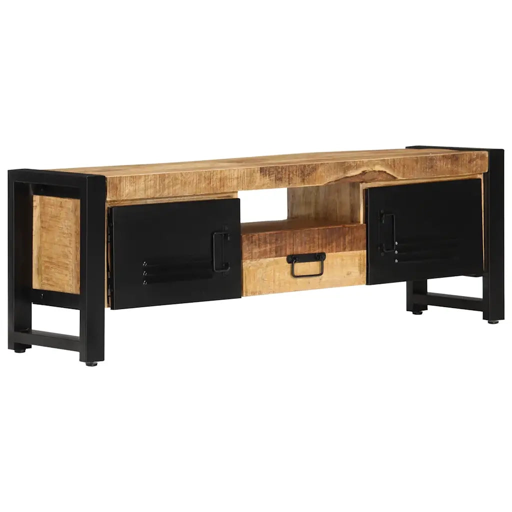 Mobile Porta TV 120x30x40 cm in Legno Massello di Mango cod mxl 14816