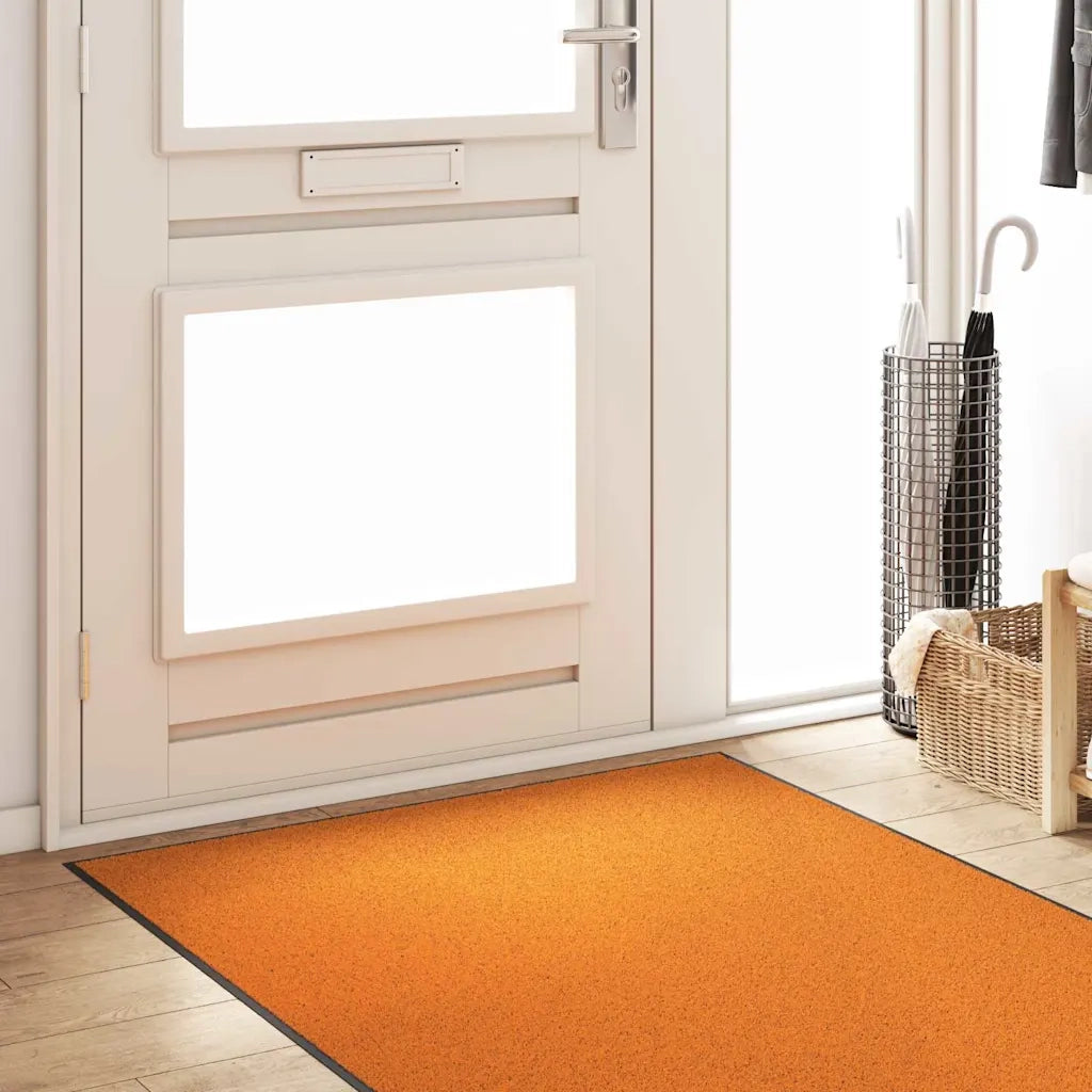 Tappetino Arancione e Nero 120 x 300 cm 100% Poliammide 4100746