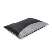 Cuscino Cuccia per Cani e Gatti 90x70 cm da Interno ed Esterno, Materasso Imbottito Sfoderabile, Tessuto Resistente e Facile da Pulire, Nero/Grigio