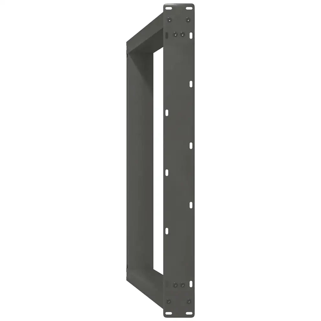 vidaXL Gambe per tavolo da pranzo a forma di U 2 pz Antracite 80x(72-73) cm Acciaio