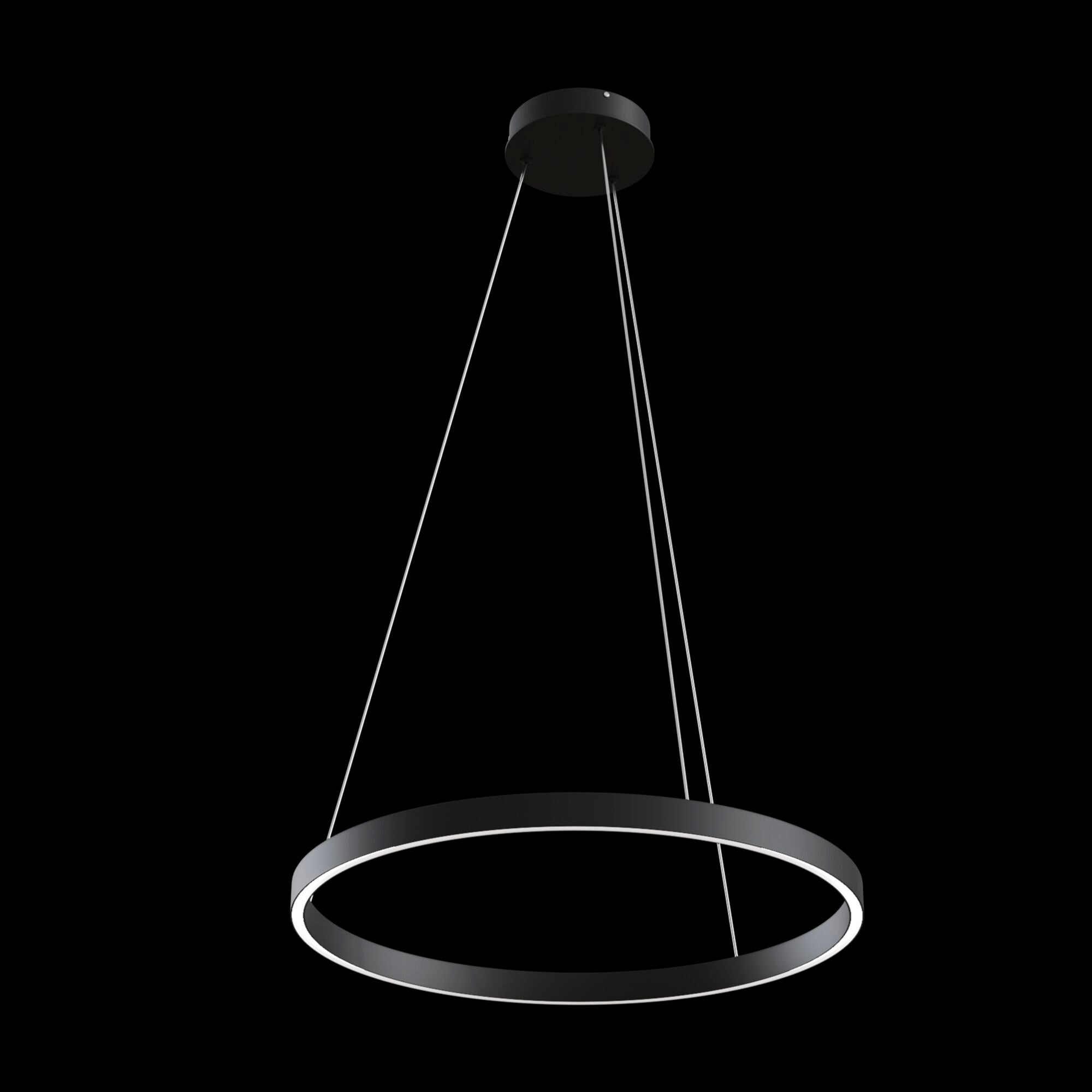 Lampada pendente Modern in Alluminio Rim Nero
