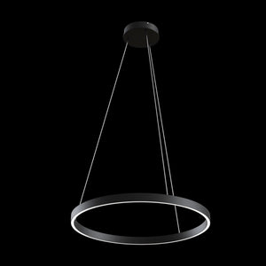Lampada pendente Modern in Alluminio Rim Nero