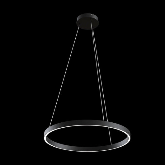 Lampada pendente Modern in Alluminio Rim Nero