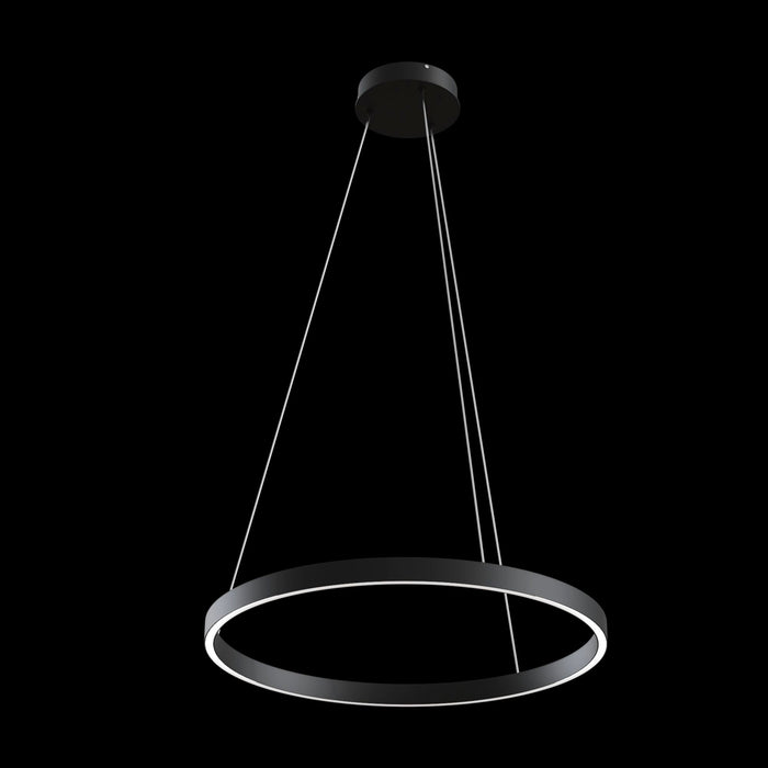 Lampada pendente Modern in Alluminio Rim Nero