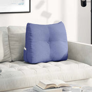 Cuscino per Schiena Blu jeans 60 x 24 x 50 cm Tessuto 42014397
