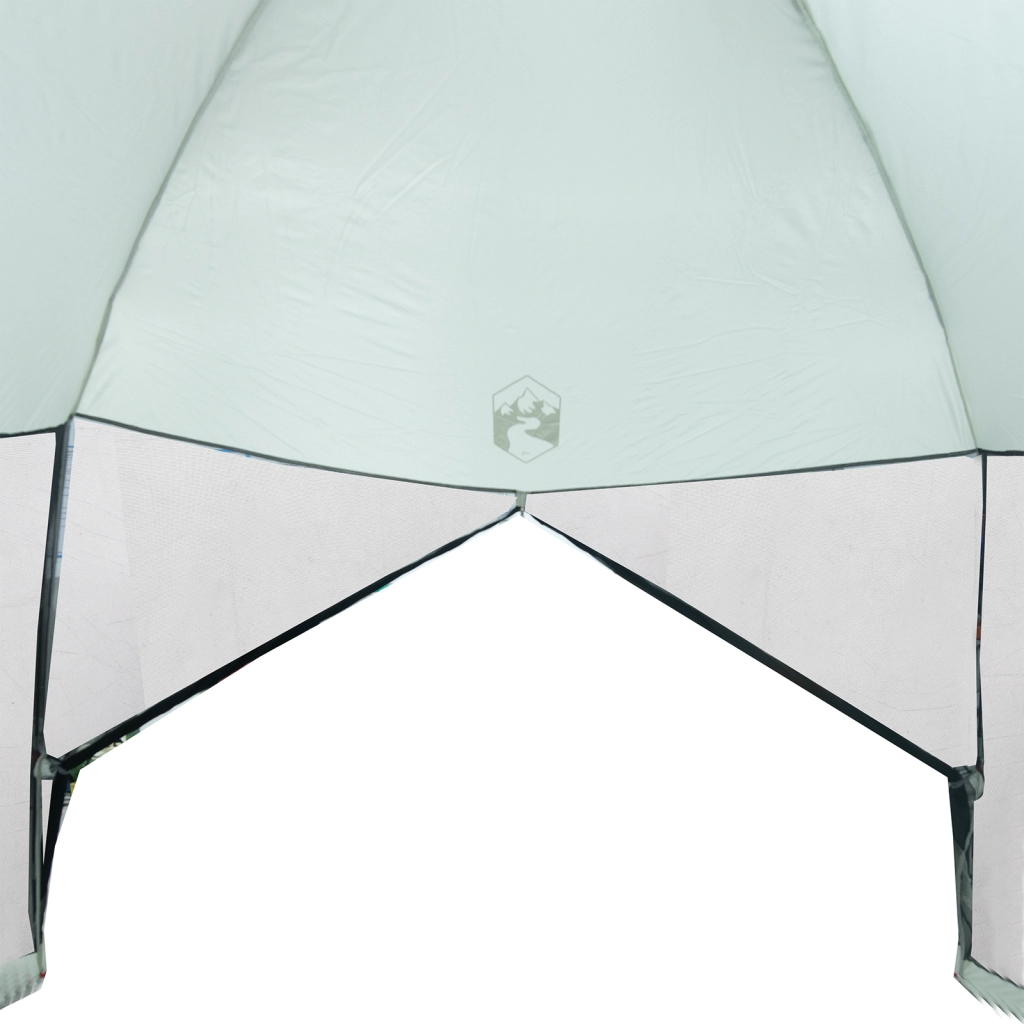 Rete Anti-Mosche da Campeggio  con Porta Grigia per 6 Persone Impermeabile