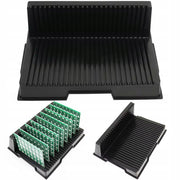 Supporto Antistatico a L per PCB – Protezione ESD | Dimensioni 270x205x90 mm, Resistenza 104-109 Ω