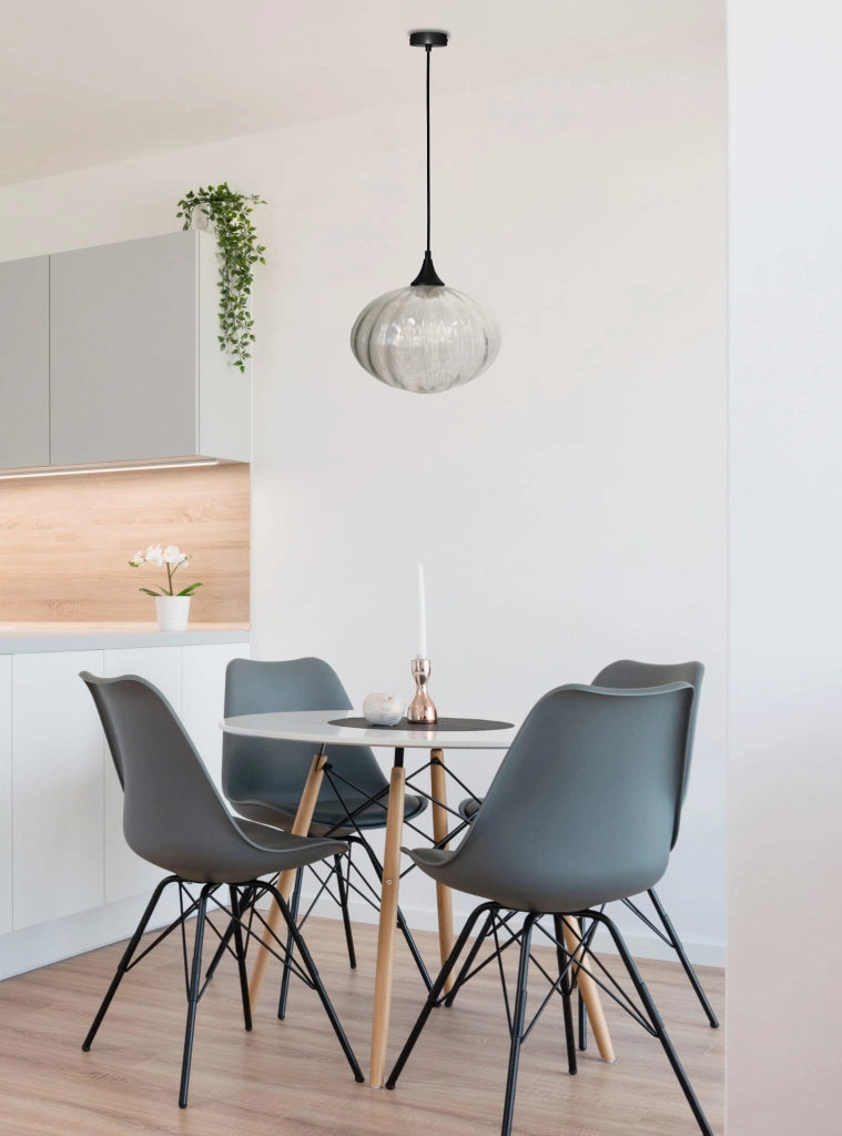 Lampada a sospensione Candellux Exeter vetro Ø26,5 E27