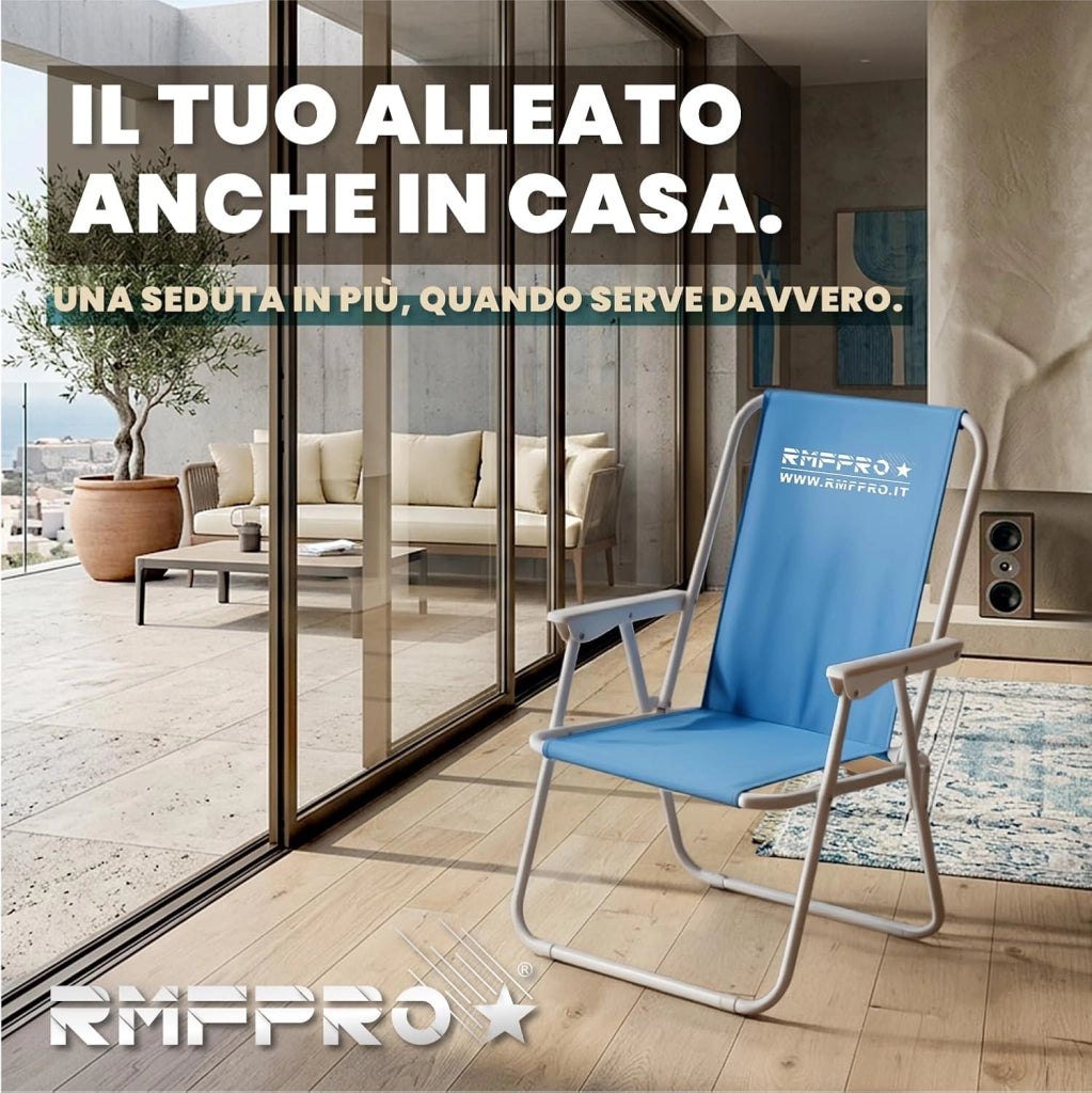 RMF PRO SEDIA PIEGHEVOLE DA SPIAGGIA BLU