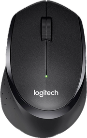 ORIGINAL Logitech Accessori per computer nero 910-004913 B330 Silent Plus - Maus Mouse Logitech, 3 pulsanti, wireless, 2,4 GHz, ricevitore wireless (USB)