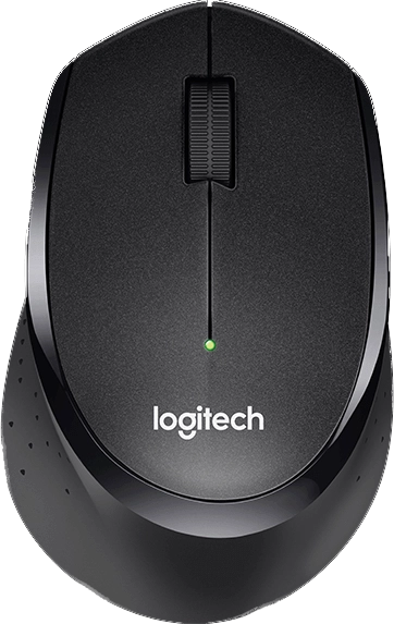 ORIGINAL Logitech Accessori per computer nero 910-004913 B330 Silent Plus - Maus Mouse Logitech, 3 pulsanti, wireless, 2,4 GHz, ricevitore wireless (USB)