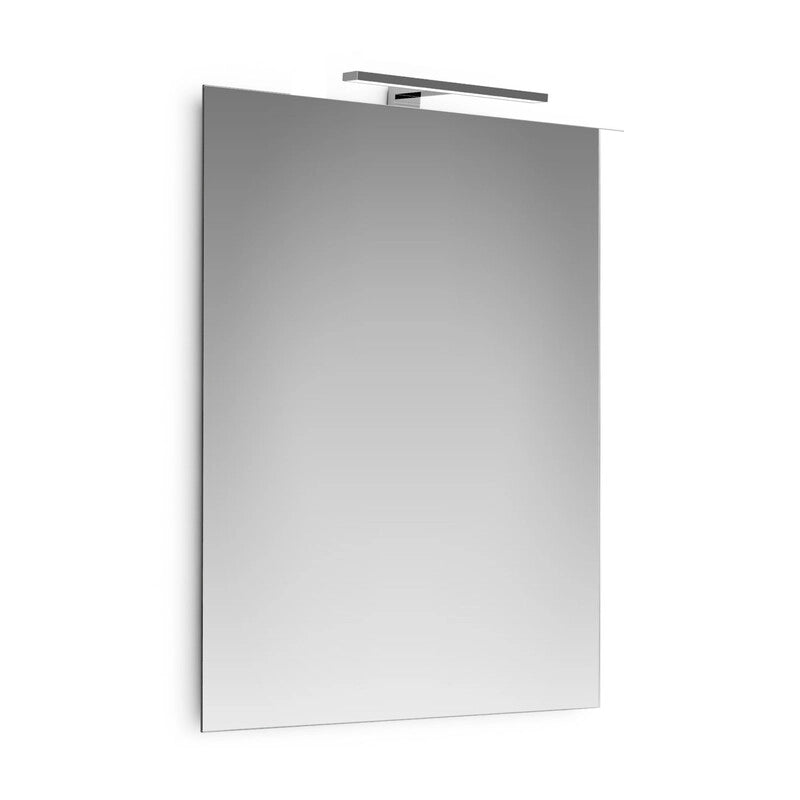 SPECCHIO C/TELAIO  60X80 CM LAMPADA LED 30 CM