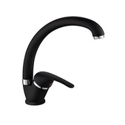 Rubinetto cucina a canna alta in ottone nero Remy