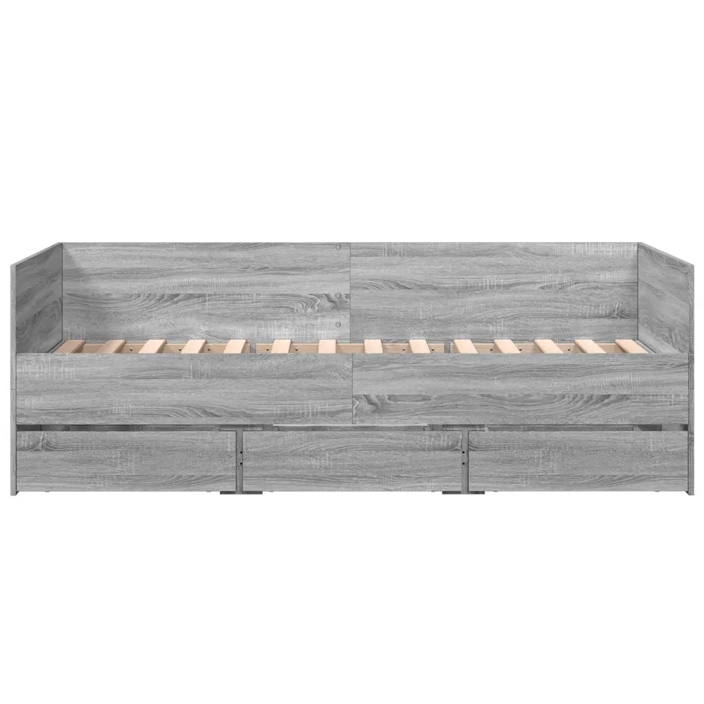 Divano Letto con Cassetti senza Materasso 75x190 cm 3280837