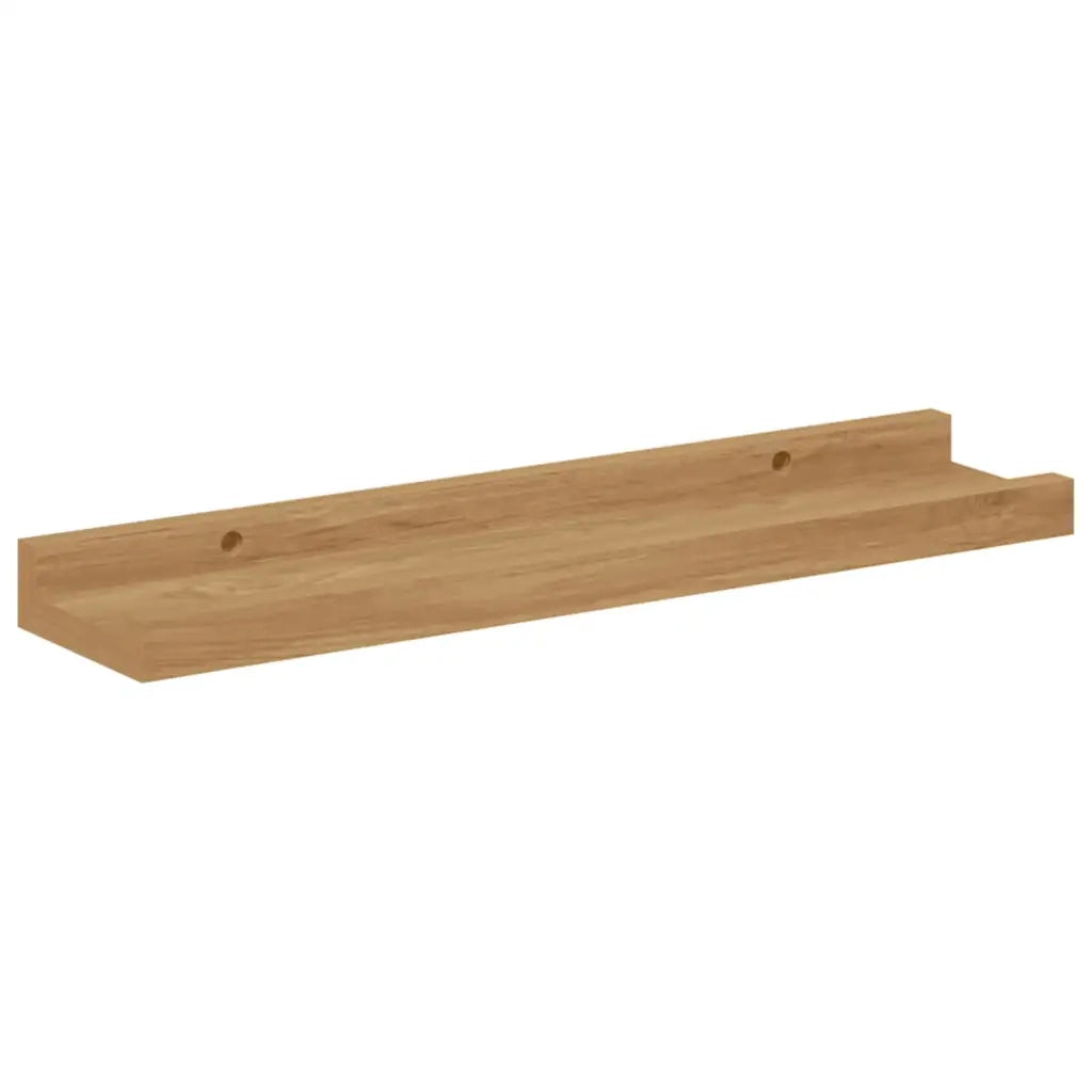 Scaffale da parete con lo scaffale 2 pcs Marrone 40 x 9 x 3 cm 42020011
