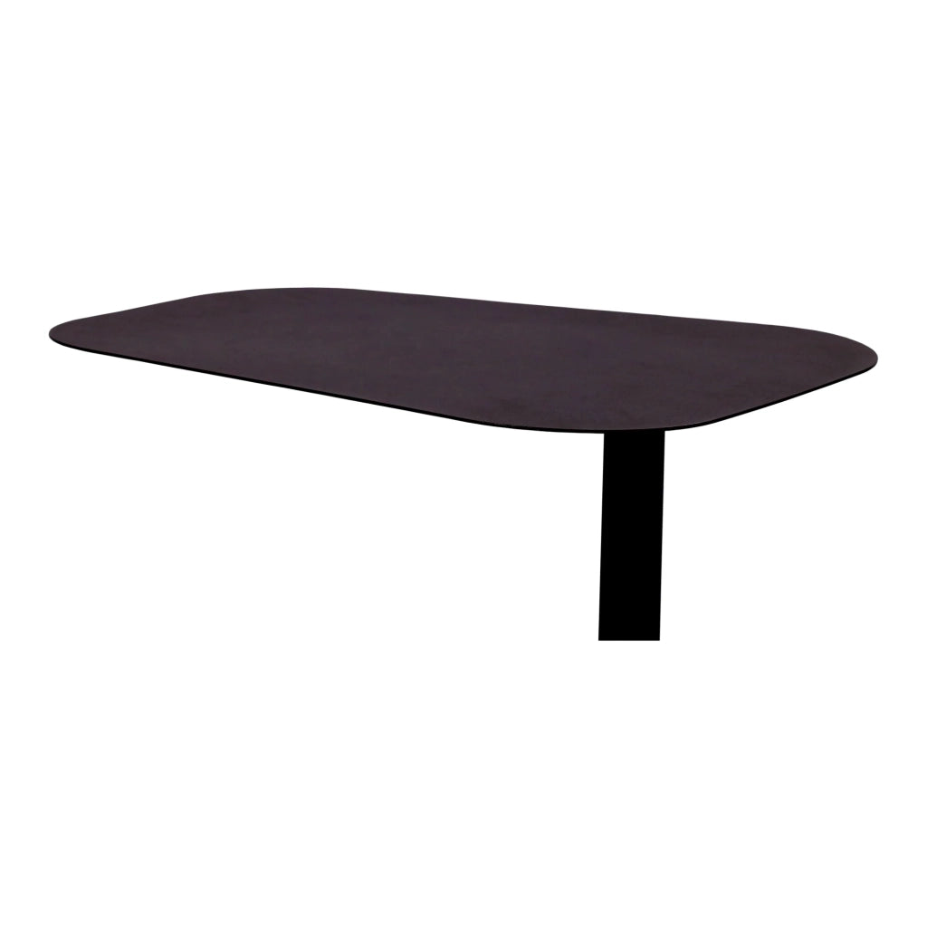 Tavolino laterale in metallo 50 x 50 x 38 cm nero opaco 03_0008624