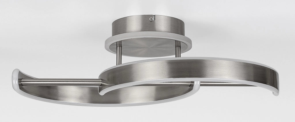 Plafoniera moderna cromo satinato LED 30W Rabalux Jarnelle