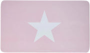 Tavolo da colazione "Stelle", grande, con motivo stellare, melamina, rosa, 23,5 x 14 x 0,5 cm