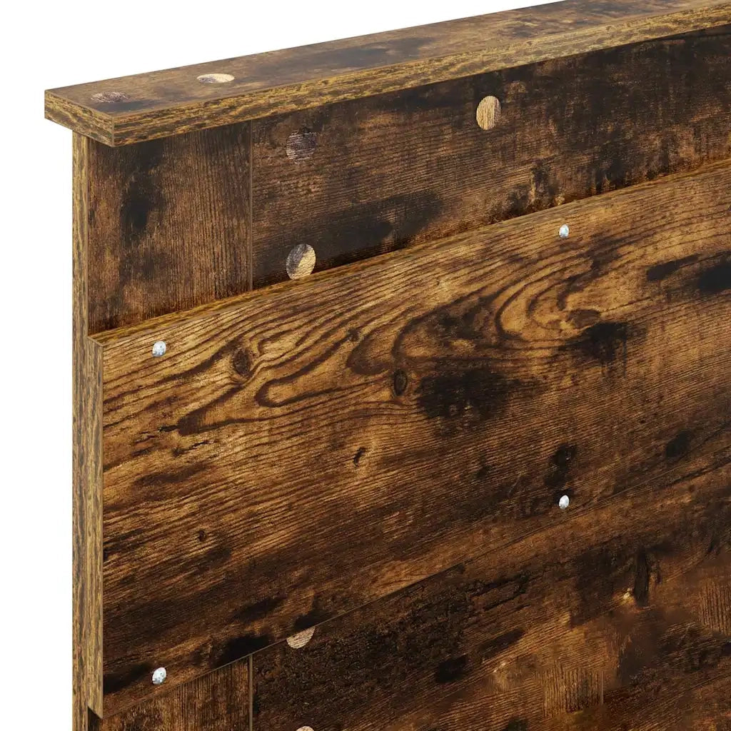Testiera-Testata-Testiera Decorativa Rovere fum¨¦ 80 cm Legno multistrato 315421
