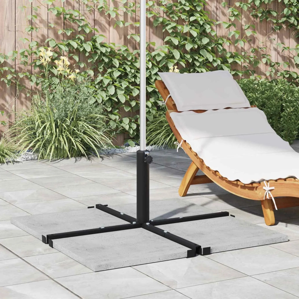 Base per ombrellone per palo da 25–50 mm Nero 42034491