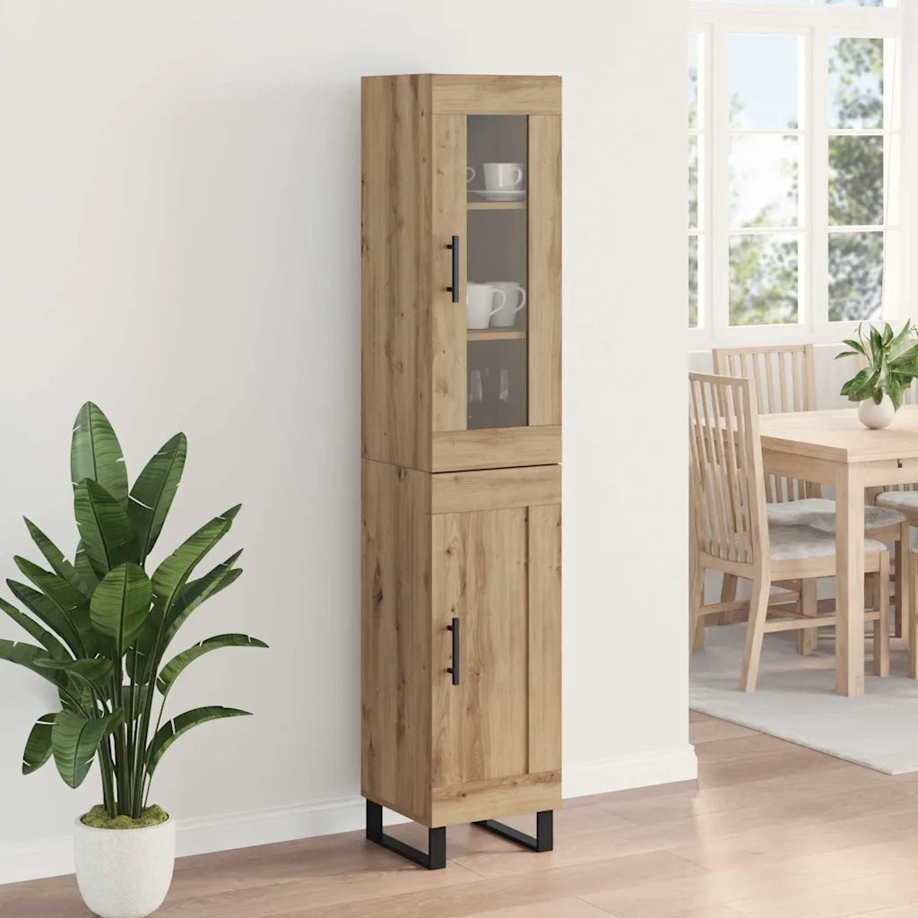 Credenza Rovere artigianale 34,5 x 34 x 180 cm