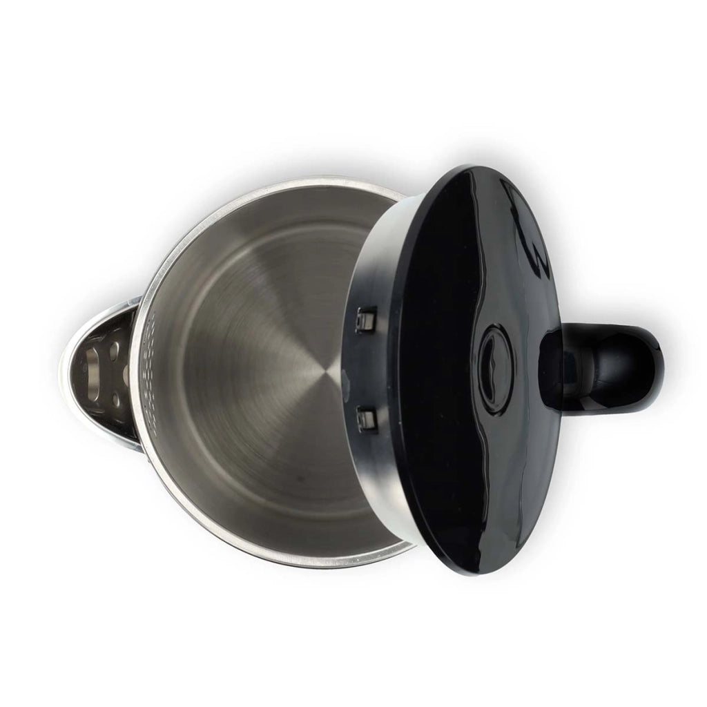 Bollitore elettrico da 1,7 l 2200 W con indicatore di temperatura Nero Nedis