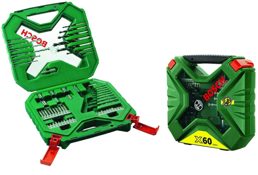 VALIGETTA SET CON ACCESSORI PER FORATURA E AVVITATURA BOSCH 60 PEZZI 2607010611