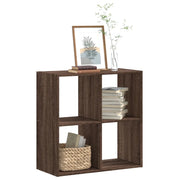 Libreria Rovere Marrone 68,5x32x68,5 cm in Legno Multistrato 852831