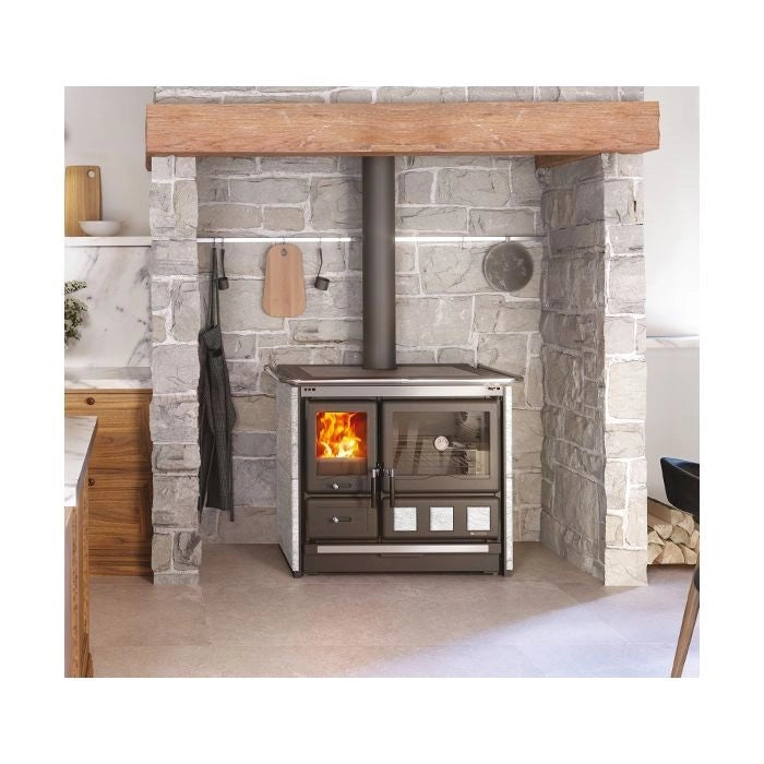 F0324 CUCINA ALEGNA ROSAXXLVST NORDICA KW8,5-COL.ANTRACITEPETRA NAT