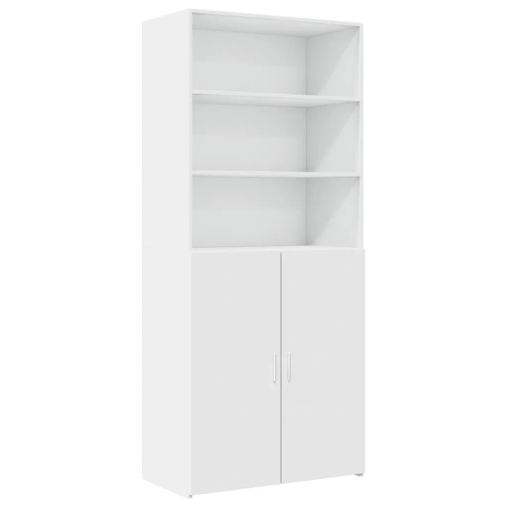 Credenza Bianca 80x42,5x249 cm in Legno Multistrato 3281357