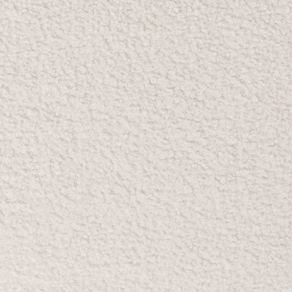 Modulo divano monoposto in tessuto bianco sporco gambe in legno stile moderno