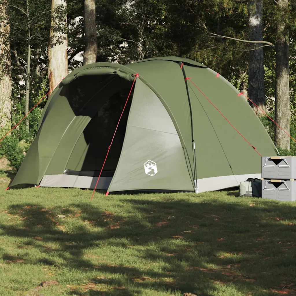 vidaXL Tenda da Pesca per 2 Persone Verde Oliva Impermeabile
