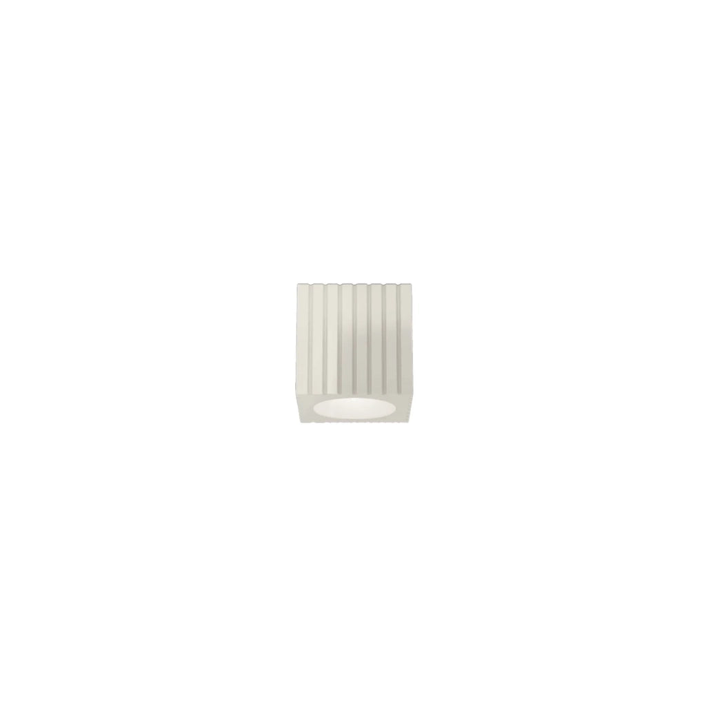 Plafoniera Vintage Metra Ceramica Crema 1 Luce E27