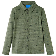 Camicia per Bambini Cachi MÃ©lange 104