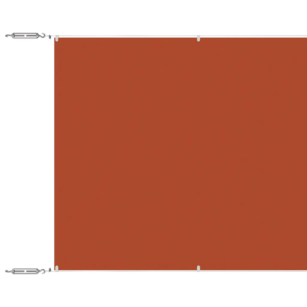 Paravento Verticale Terracotta 140x800 cm in Tessuto Oxford CFW1337654