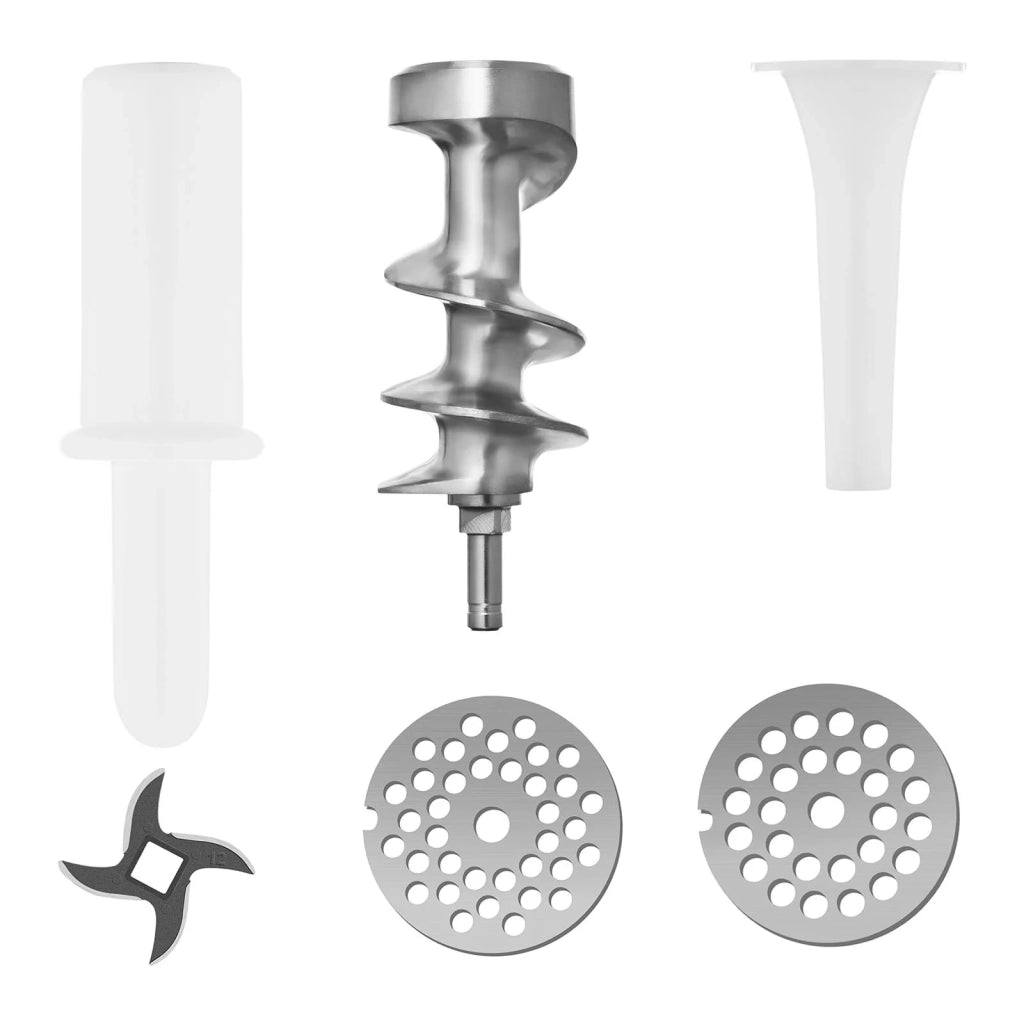 Tritacarne in acciaio inox con funzione reverse 140 kg/h potenza: 850 watt 14_0001955
