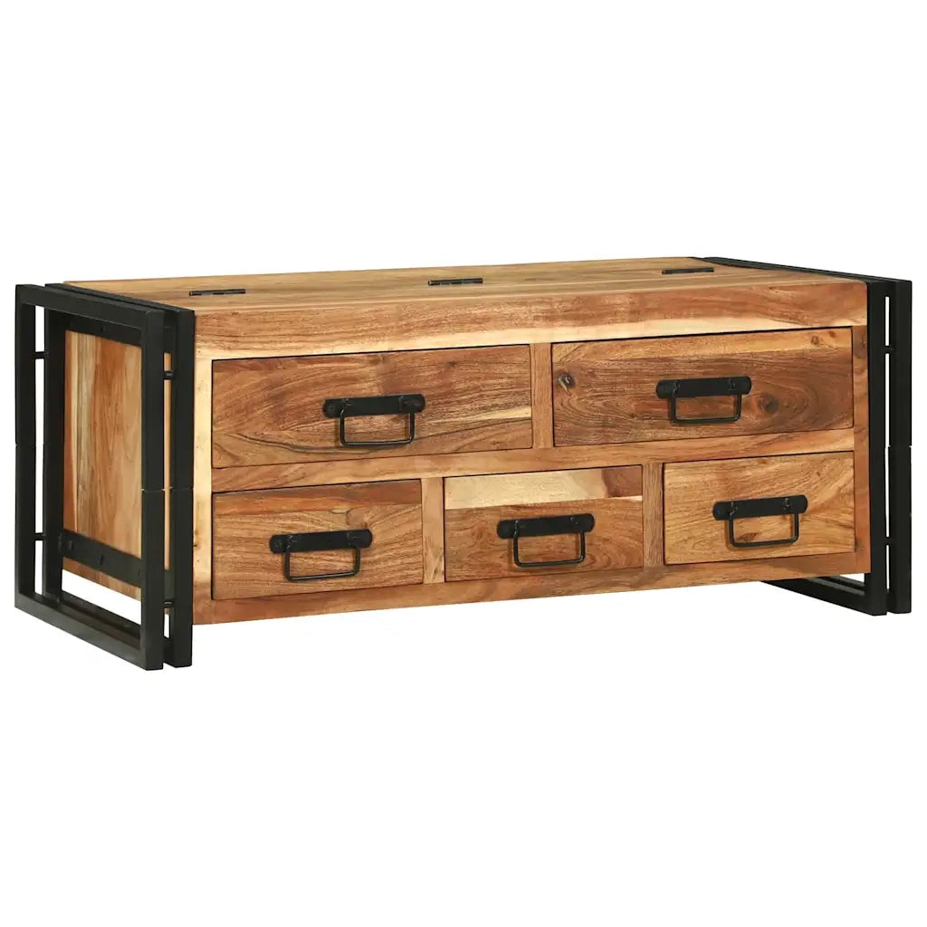 Tavolino da salotto Marrone Legno di Acacia Massello 4104725