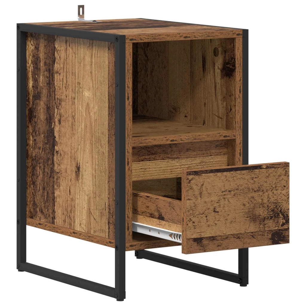 Comodino Legno vecchio 39,5 x 30 x 50 cm Legno multistrato