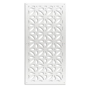 TELLY - Pannello in PVC traforato - Parasole Misura: 73x148 cm, Colore: bianco