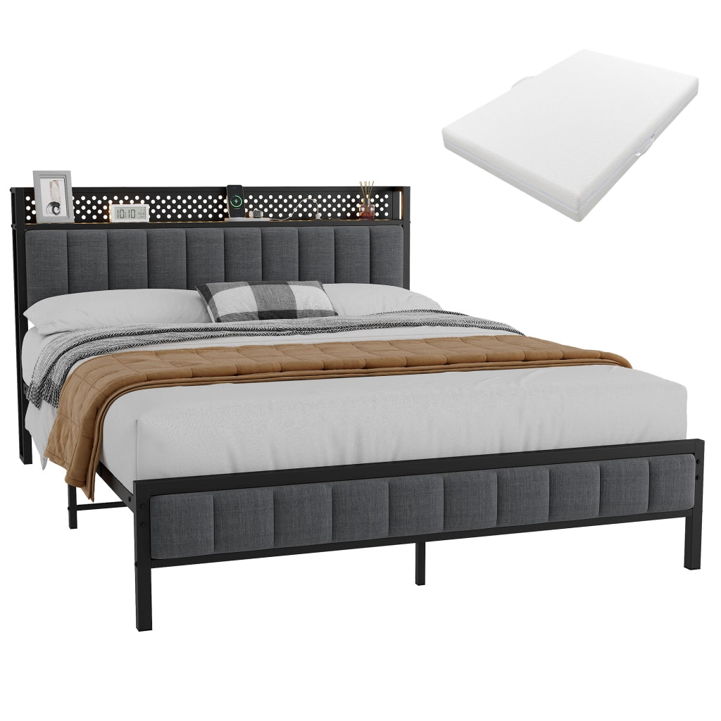 Letto singolo 140x200 cm, colore nero