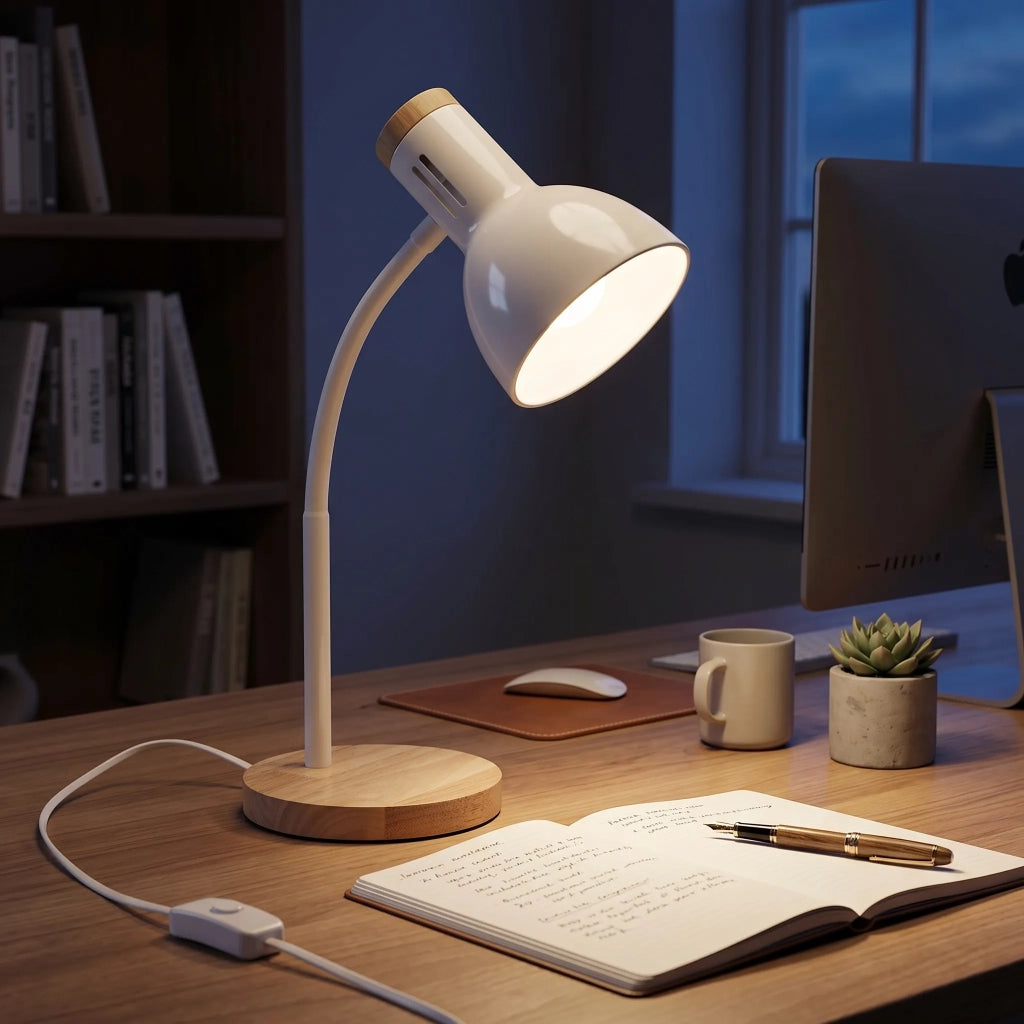 Lampada Da Scrivania Jnh046-1t White