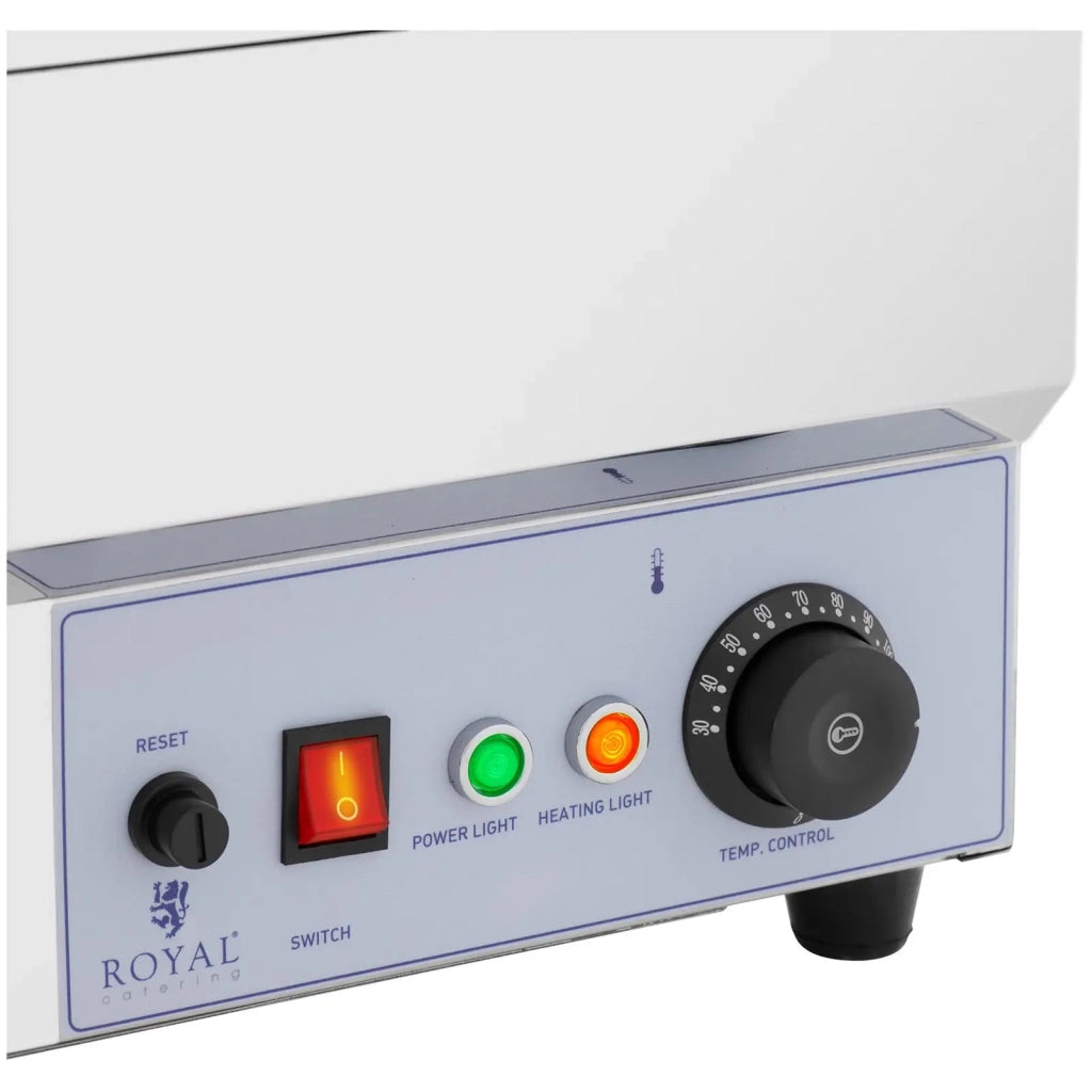 Distributore di zuppe professionale 14 litri 1500 watt finitura opaca acciaio inox argento 14_0008843