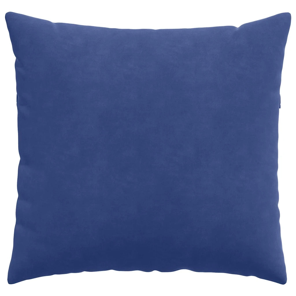 Cuscini da Divano 2 pcs Blu Polizia 50 x 50 cm Tessuto in Cords