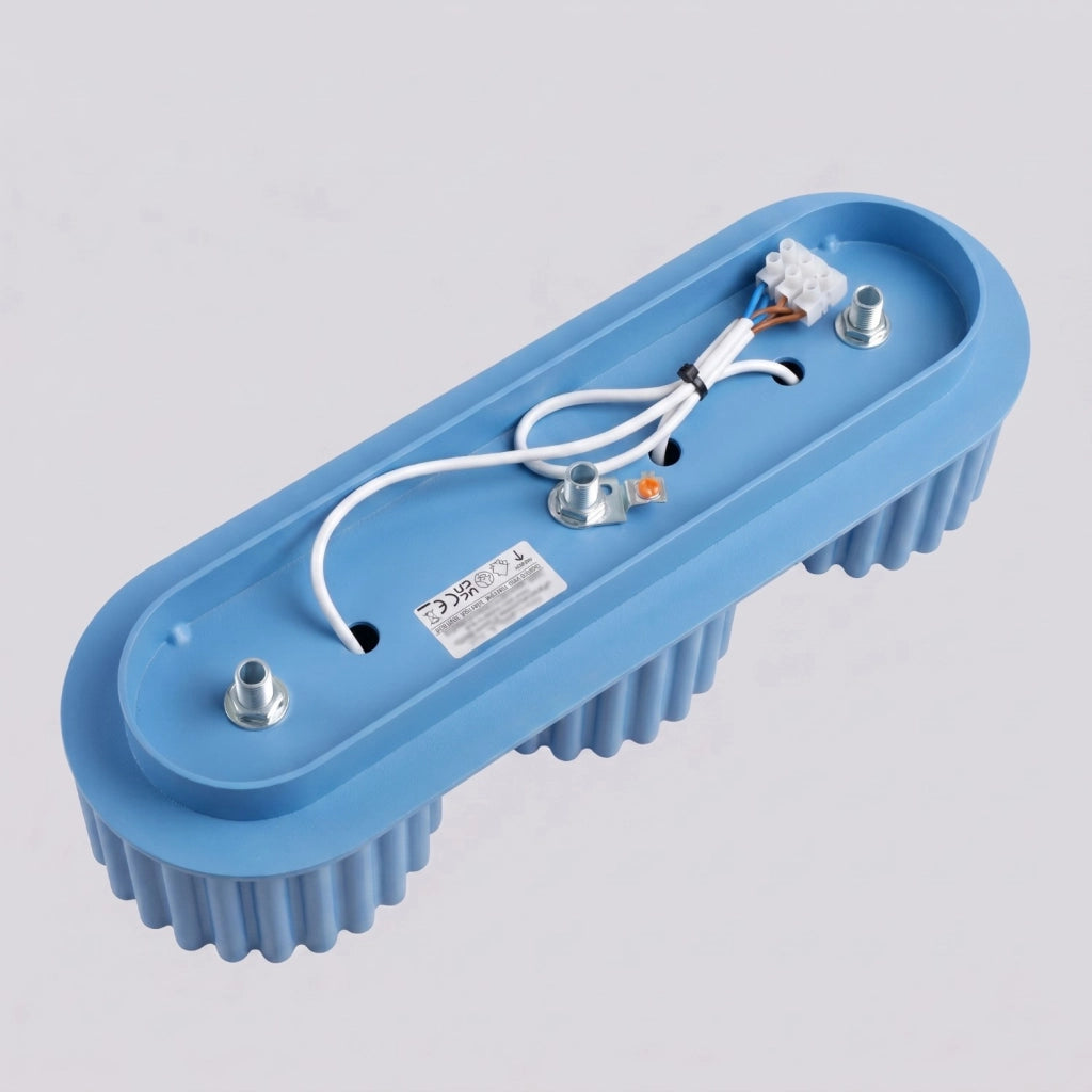 Plafoniera AURA 3 azzurro Gx53